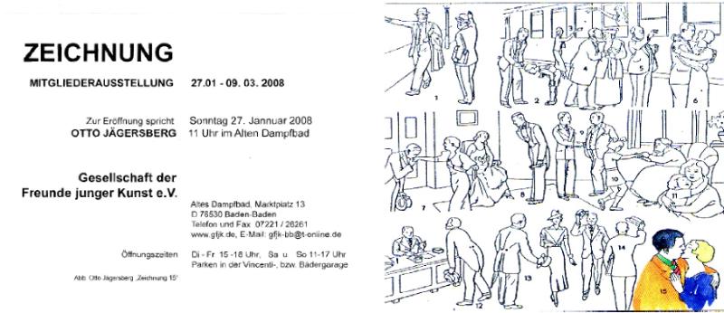 Ausstellung Zeichnung 2008