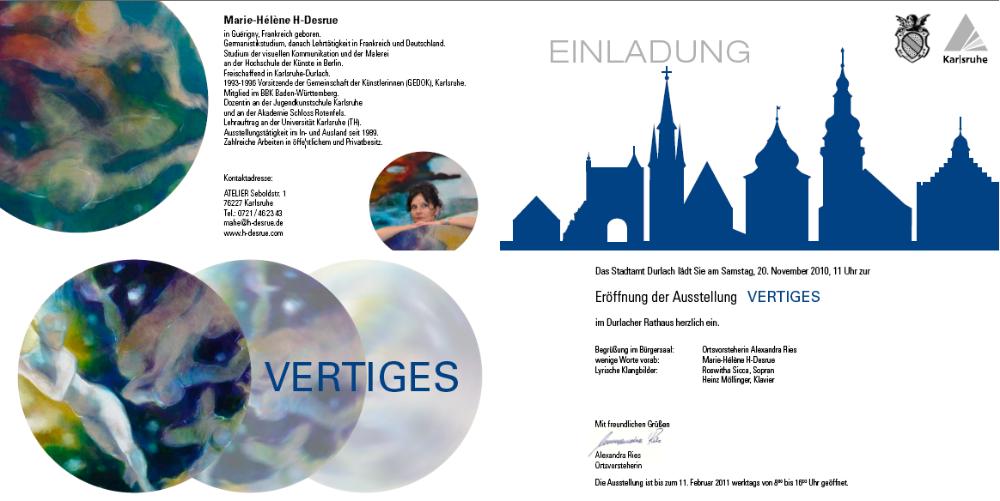 Ausstellung vertiges