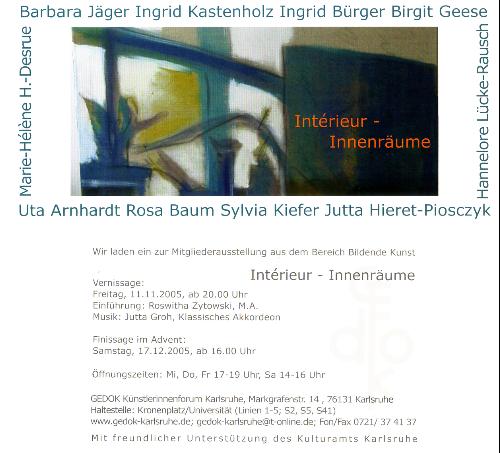 Ausstellung Interieur