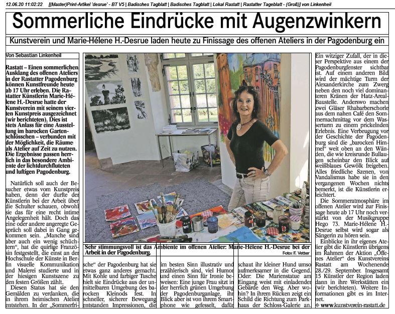 Badische Tagblatt 12.06.2020