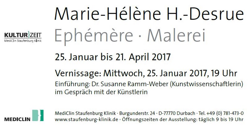 Ausstellung Ephemere Malerei
