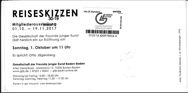 Ausstellung Reiseskizzen